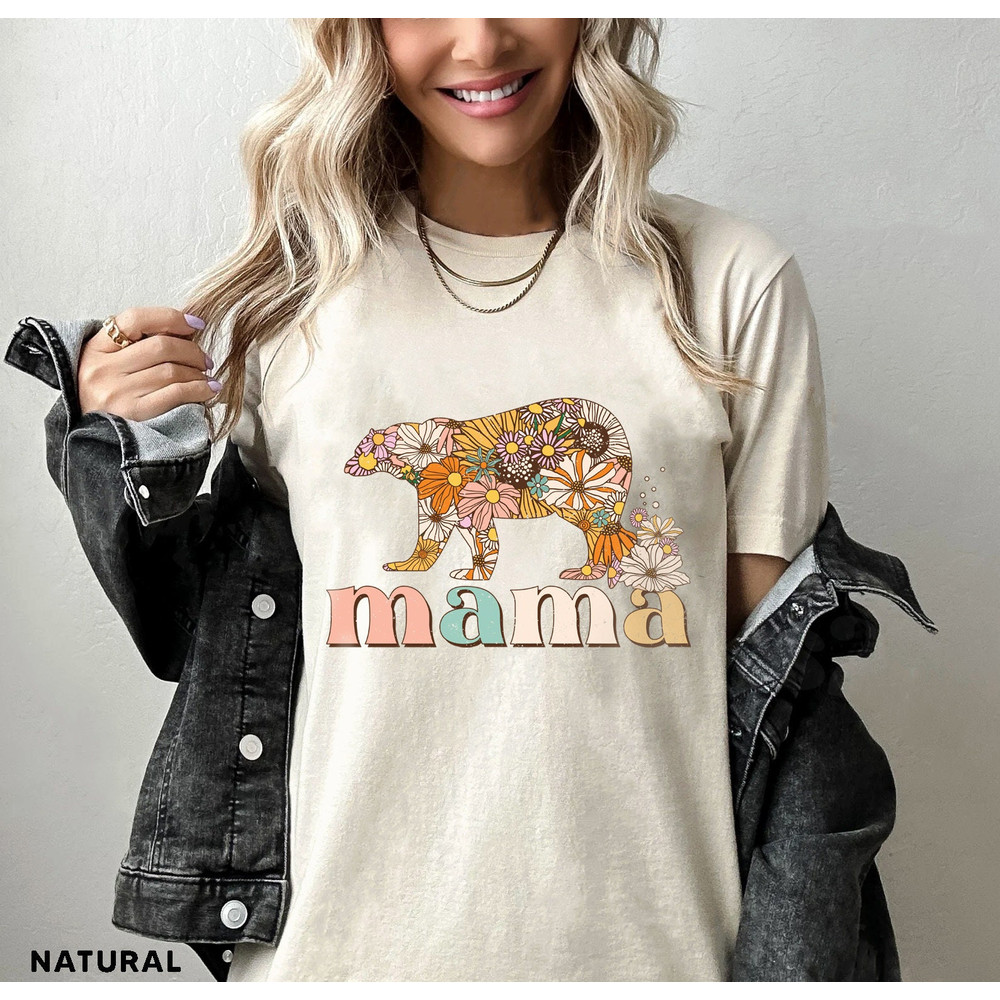Mama Bear T-shirt, Mothers Day Shirt, Mom TShirts, Mama T Shirt, Best Mom T-Shirt, Favorite Mom Shirts, Shirt For Mom, Minimalist Mom Shirt - 3.jpg
