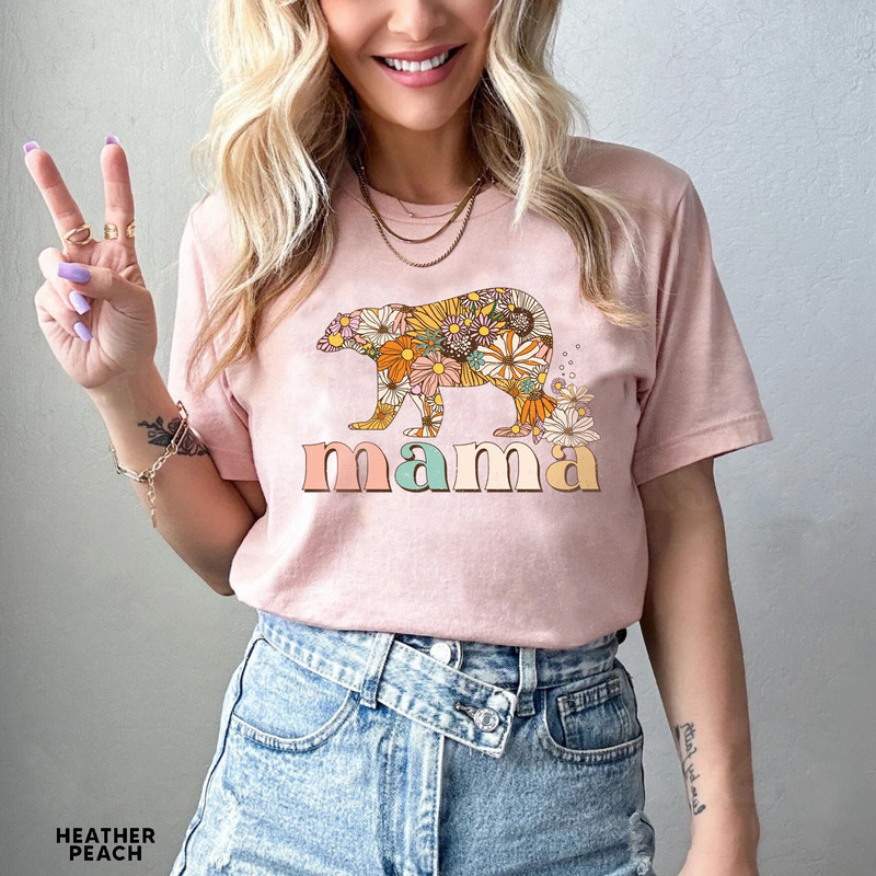 Mama Bear T-shirt, Mothers Day Shirt, Mom TShirts, Mama T Shirt, Best Mom T-Shirt, Favorite Mom Shirts, Shirt For Mom, Minimalist Mom Shirt - 4.jpg
