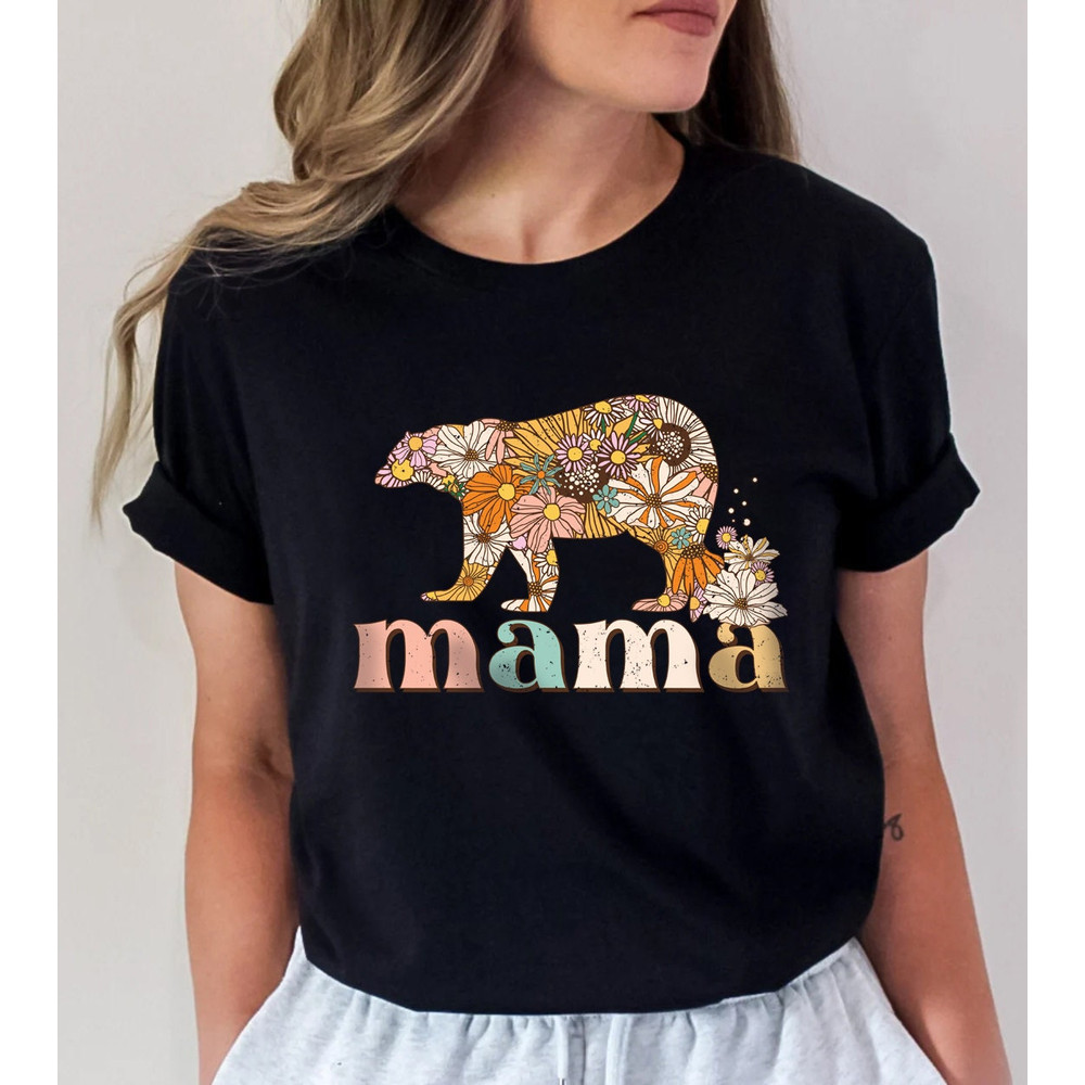 Mama Bear T-shirt, Mothers Day Shirt, Mom TShirts, Mama T Shirt, Best Mom T-Shirt, Favorite Mom Shirts, Shirt For Mom, Minimalist Mom Shirt - 5.jpg