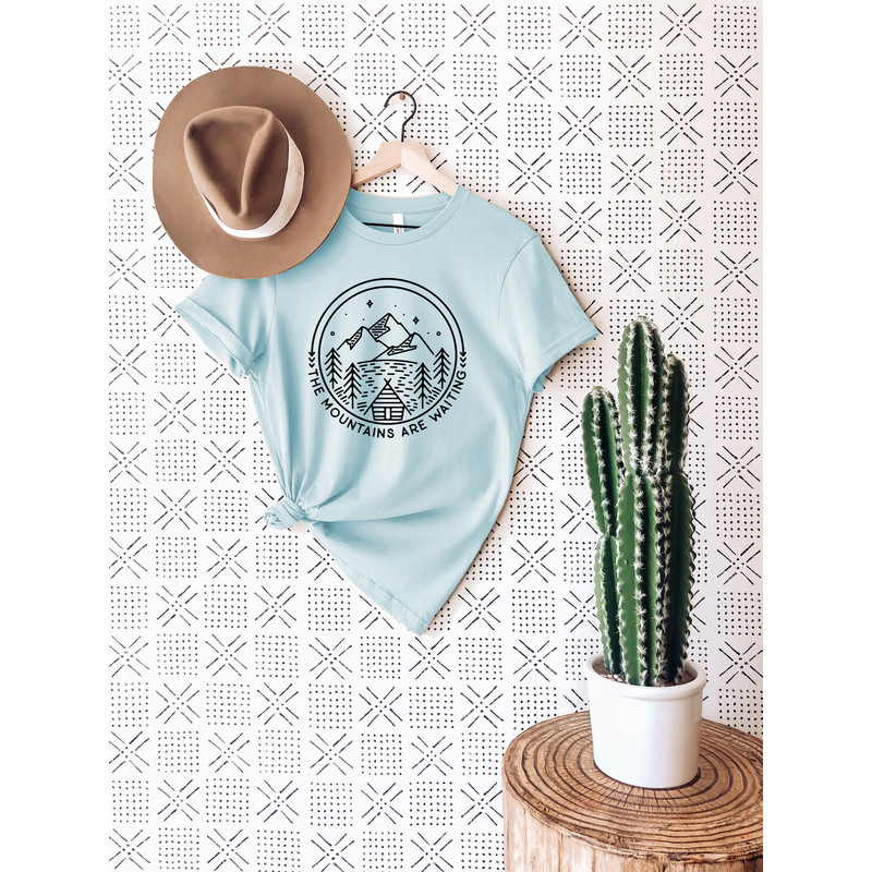 Mountains Tee T-Shirt - Camp Shirt - Hiking Shirt - Mountain Shirt Mountains Shirt - Camping Shirt - Nature Shirt - Mountains Calling - 3.jpg