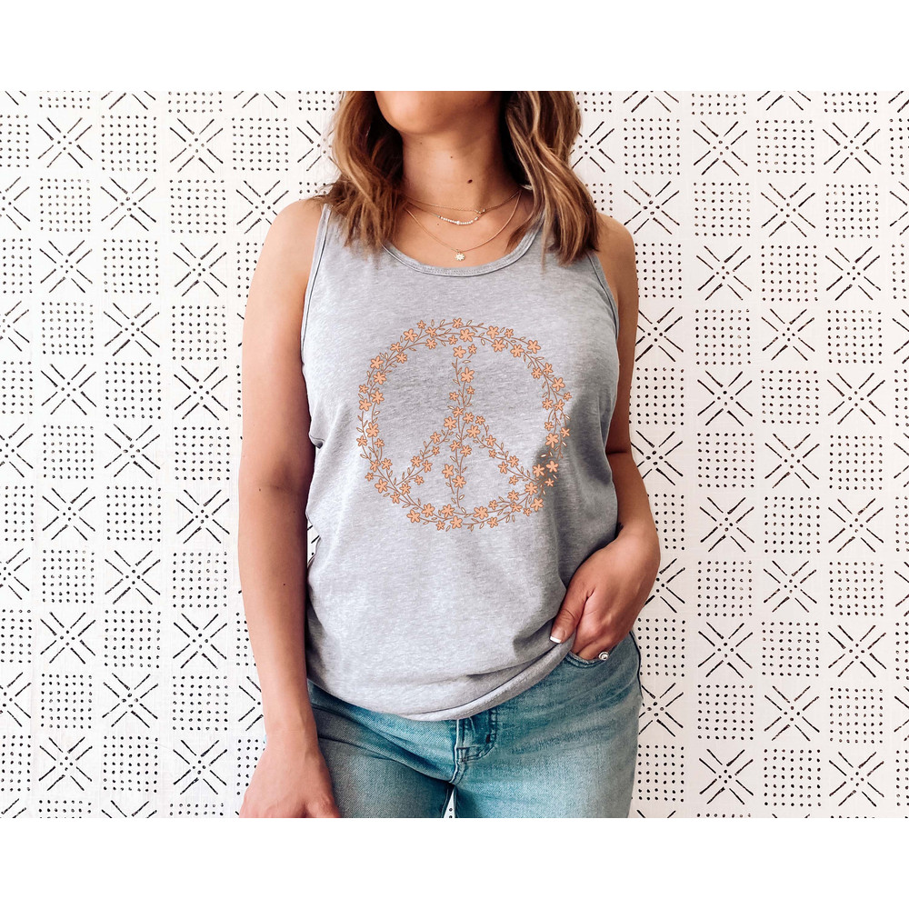 Peace Tank Shirt, Peace Tank Top, Peace Sign Tank, Peace Symbol, Peace T-Shirt, Peace Symbol Women Top, Graphic Tees For Women - 7.jpg