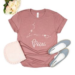 pisces zodiac tee, pisces gift, zodiac pisces shirt, pisces birthday gift, pisces t shirt, pisces birthday gift, pisces