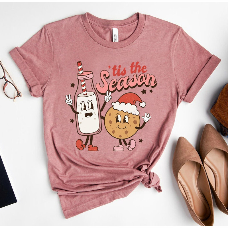 Retro ChristmasT Shirt, Tis The Season Santa Shirt, Vintage Santa Christmas Shirt, Retro Holiday Shirt, Ugly Sweater Shirt - 4.jpg