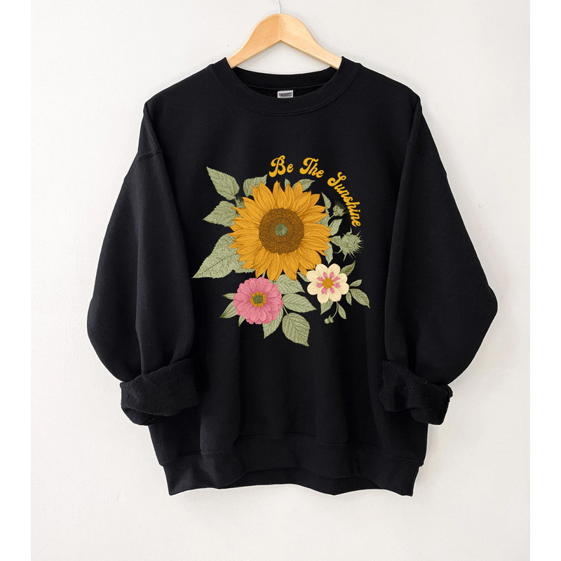 Sunflower - Sunflower Shirt, Floral Sweatshirt, Flower Garden Tee, Womens Fall Shirt, Sunflower Sweatshirt, Sunshine Tee - 7.jpg