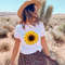 Sunflower Graphic Tee, Bella Canvas, Sunflower Women's Tee, Sunflower T Shirt, Vacation, Gift, Trending, Plus Size - 6.jpg