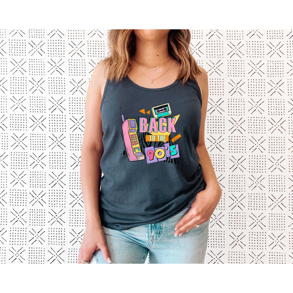 Take Me Back To The 90s Tank ,Retro Old Funny Day Tank , Missing Old Happy Days, 1990 Retro Tee, Old But Gold Days,I wish I could go back - 3.jpg