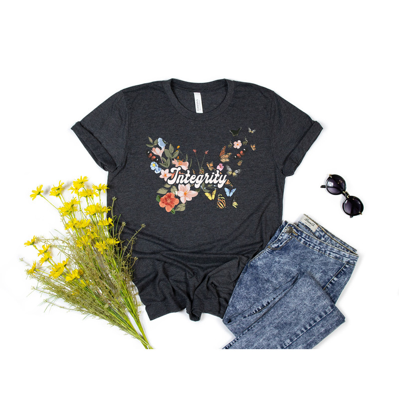 Wild Flowers Shirt, Wildflower Tshirt, Floral Tshirt, Botanical Shirt, Flower Shirt, Nature Lover Shirt, Ladies Shirts, Gift for Womens - 1.jpg