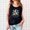 Wild Flowers Tank, Boho Moon Tank Top, Wildflower Tank , Floral Tank Tee, Wildflowers, Womens Tees, Ladies Shirts, Gift for Her - 1.jpg