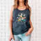 Wild Flowers Tank, Boho Moon Tank Top, Wildflower Tank , Floral Tank Tee, Wildflowers, Womens Tees, Ladies Shirts, Gift for Her - 2.jpg