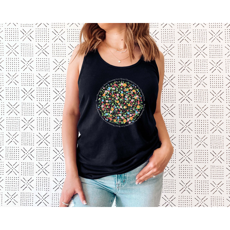 Wildflower Tank Top, Flower Tank Top, Floral Tank Top, Cute Spring Shirt, Boho Tank Top, Gift For Her, Birthday Gifts, Wild Flower Tee - 2.jpg