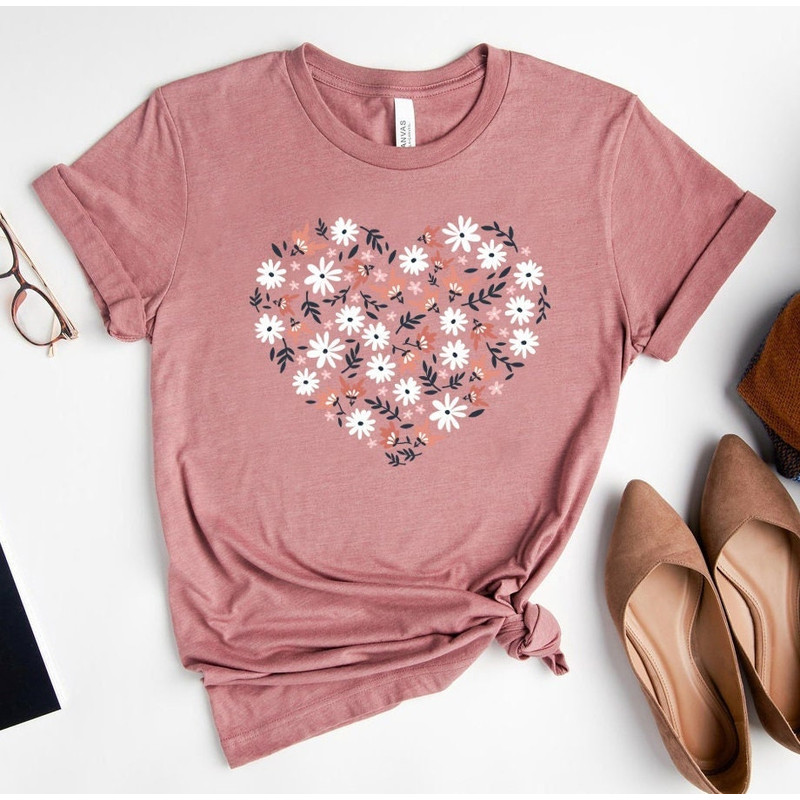 Wildflower Tshirt, Wild Flowers Shirt, Floral Tshirt, Flower Shirt, Gift for Women, Ladies Shirts, Best Friend Gift, Mother's Day - 1.jpg