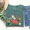 Wildflower Tshirt, Wild Flowers Shirt, Floral Tshirt, Flower Shirt, Comfort Colors Women, Ladies Shirts, Best Friend Gift, Oversized - 7.jpg