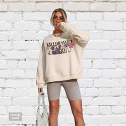 taylor swift album crewneck sweatshirt - the era's tour apparel unisex