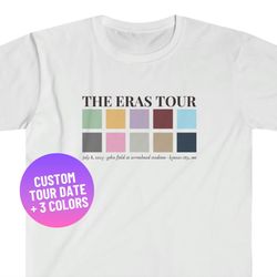 custom eras tour t-shirt, taylor swift eras tour merch, the eras tour 2023 shirt, swiftie merch shirt, personalized the