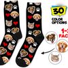 Custom Dog Socks, Personalized Pet Photo Socks Customized Cute Dog Cat Face, Dog Lover Picture Gift Funny Dog Socks Dog Mom Gift Pet Socks - 1.jpg
