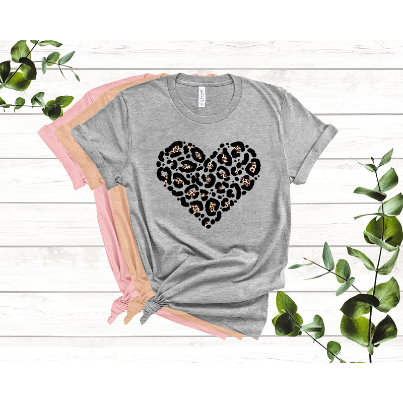 Leopard Print Shirt , Animal Cheetah Print Tee , Cute Fall Shirts , Women's Fall Tees ,Soft TShirt , Women's Graphic Tee, Mom Gift, Leopard - 3.jpg