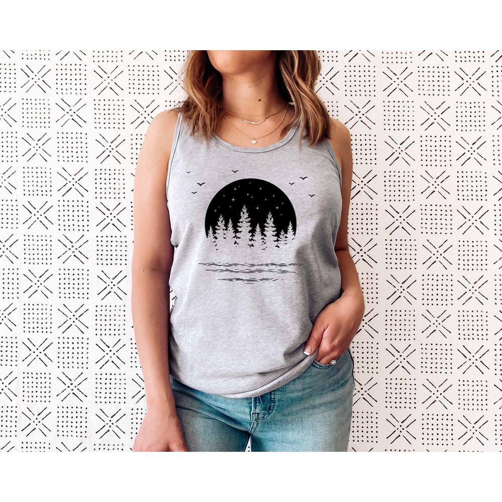 Nature Tank Top for Women, adventure tank, get outdoors graphic tee, travel tank, womens tank, hiking, mountains, hiker top - 2.jpg