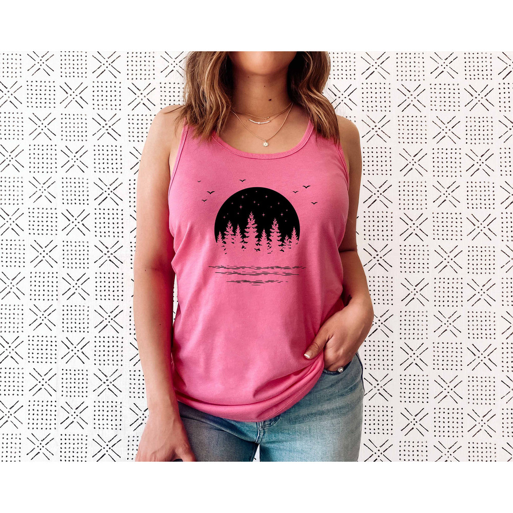 Nature Tank Top for Women, adventure tank, get outdoors graphic tee, travel tank, womens tank, hiking, mountains, hiker top - 3.jpg