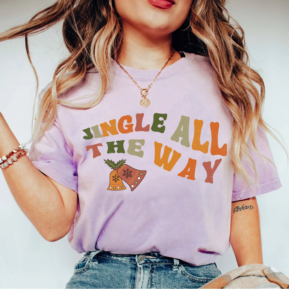 Retro Jingle Bells Shirt, Christmas T-Shirt, Cute Christmas Shirt, Tis The Season shirt, Xmas Christmas Party Tee, Gift For Christmas - 5.jpg