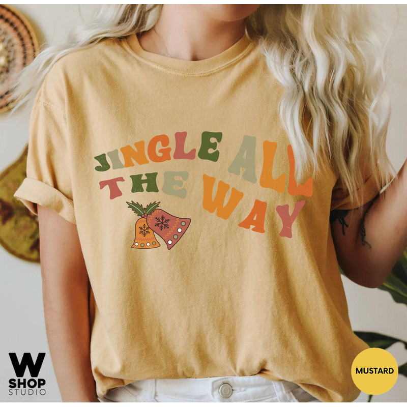 Retro Jingle Bells Shirt, Christmas T-Shirt, Cute Christmas Shirt, Tis The Season shirt, Xmas Christmas Party Tee, Gift For Christmas - 7.jpg