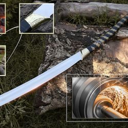 The Lord of the Rings, High Elven Warrior Sword, LOTR Blade Gift, Hand Made Sword, Combat sword, Best Fantasy
