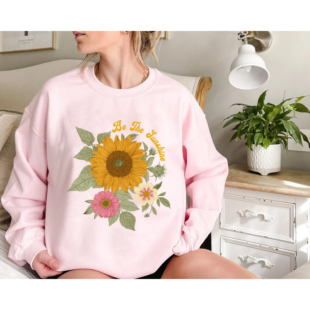 Sunflower - Sunflower Shirt, Floral Sweatshirt, Flower Garden Tee, Womens Fall Shirt, Sunflower Sweatshirt, Sunshine Tee - 6.jpg