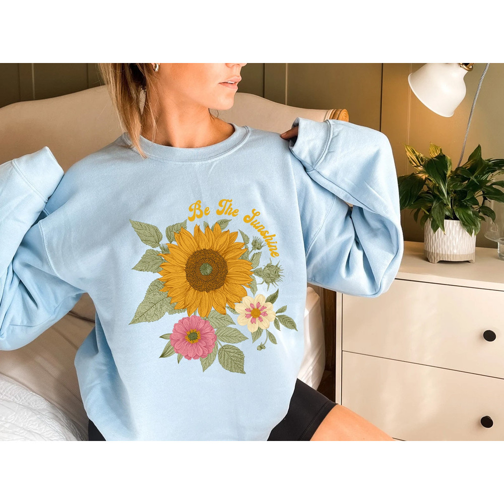 Sunflower - Sunflower Shirt, Floral Sweatshirt, Flower Garden Tee, Womens Fall Shirt, Sunflower Sweatshirt, Sunshine Tee - 8.jpg