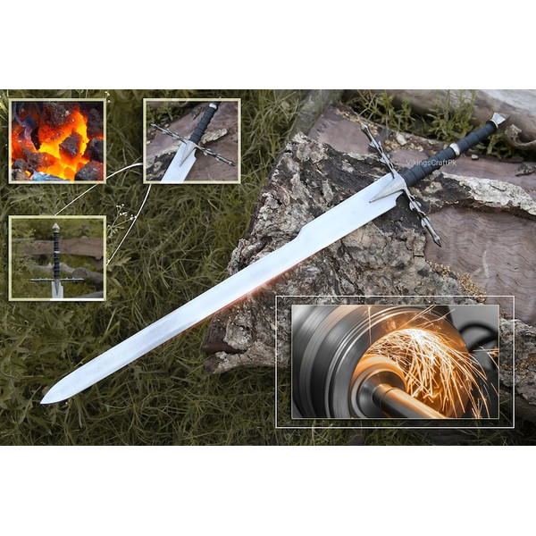 Custom Hand Forged Lord of the rings stainless steel Nazgul sword, Raingwraith Sword, Beautiful WEDDING Gift for him