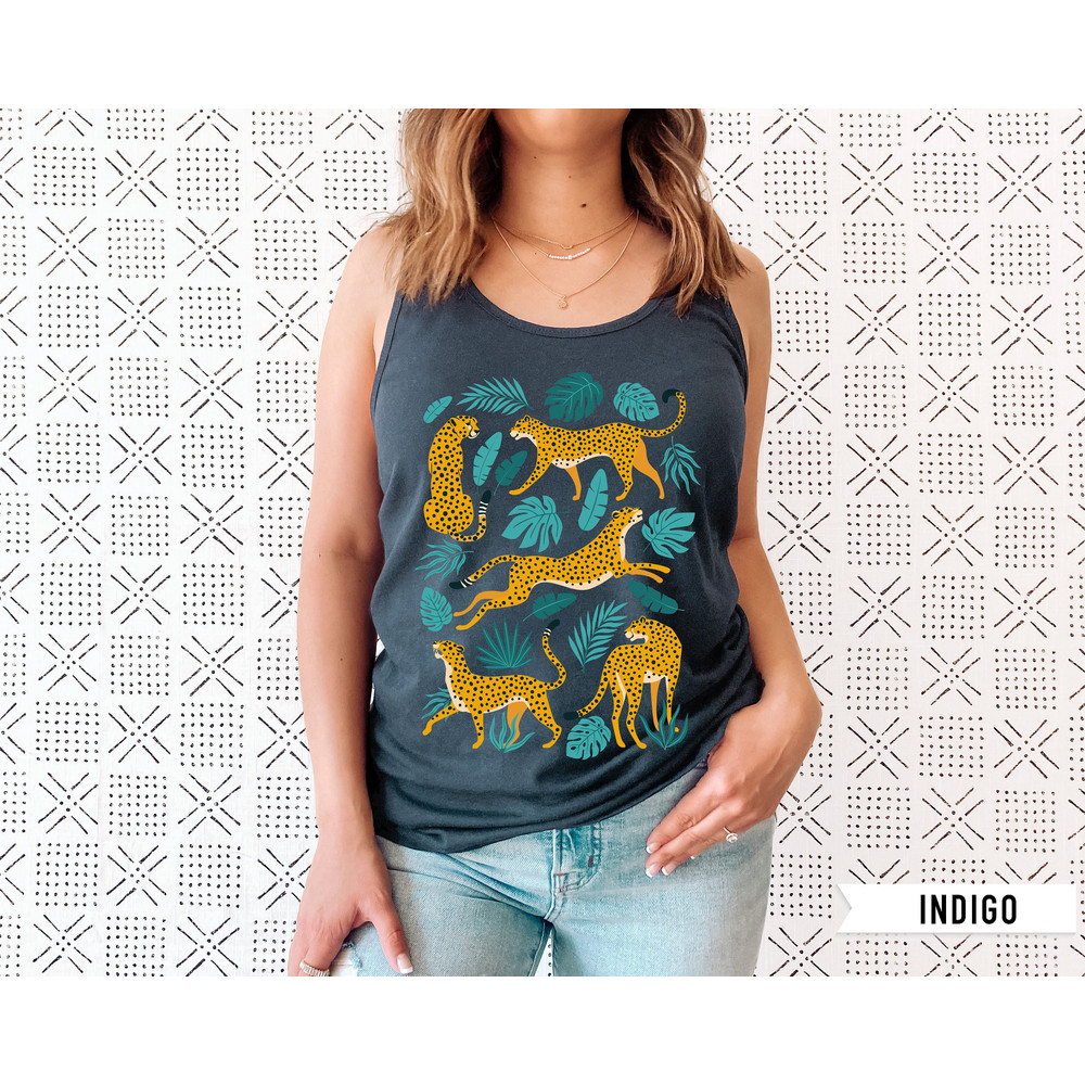 Trendy Boho Tiger Tank, Women Botanical Tank, Tiger Graphic Tee, Wild Animal Tank, Tiger Tshirt Safari Tank Womens Tiger Top Jungle - 5.jpg
