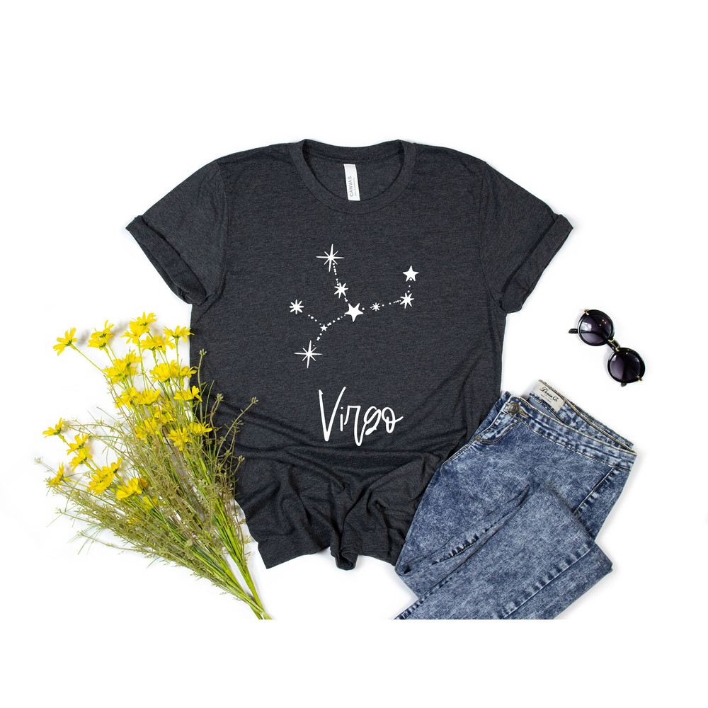 Virgo T-shirt, Zodiac Shirts Collection, Virgo Shirt for Virgo Girl, Virgo Birthday Gift, Virgo Zodiac Sign, Virgo Horoscope - 2.jpg