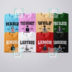 bullet trains all team sweatshirt, assassins tokyo