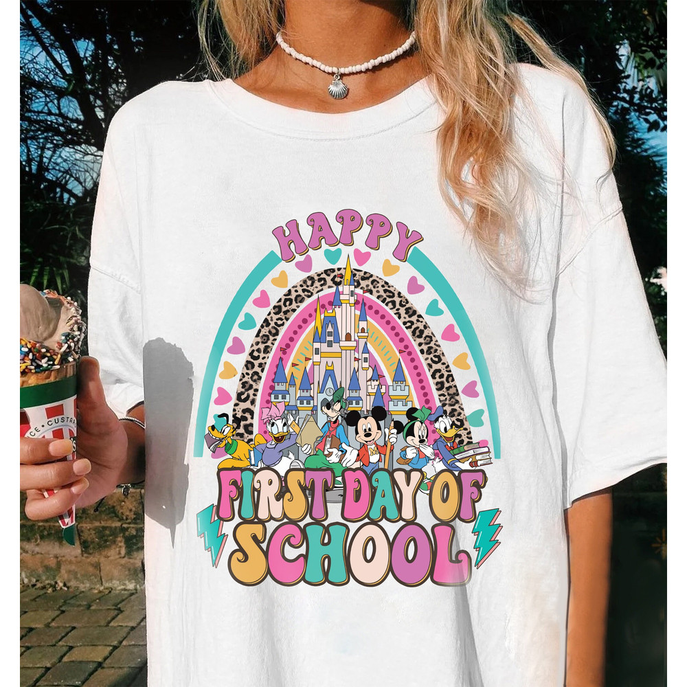 Disney Happy First Day Of School Shirt, Groovy Back To School Shirt, School Mickey Shirt , School Minnie Girl Shirt, Teaching Crew Shirt - 3.jpg