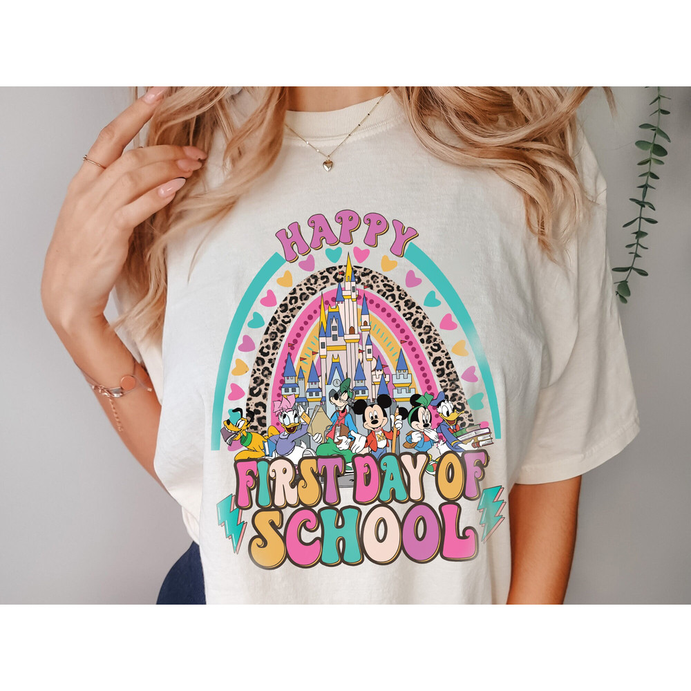 Disney Happy First Day Of School Shirt, Groovy Back To School Shirt, School Mickey Shirt , School Minnie Girl Shirt, Teaching Crew Shirt - 4.jpg