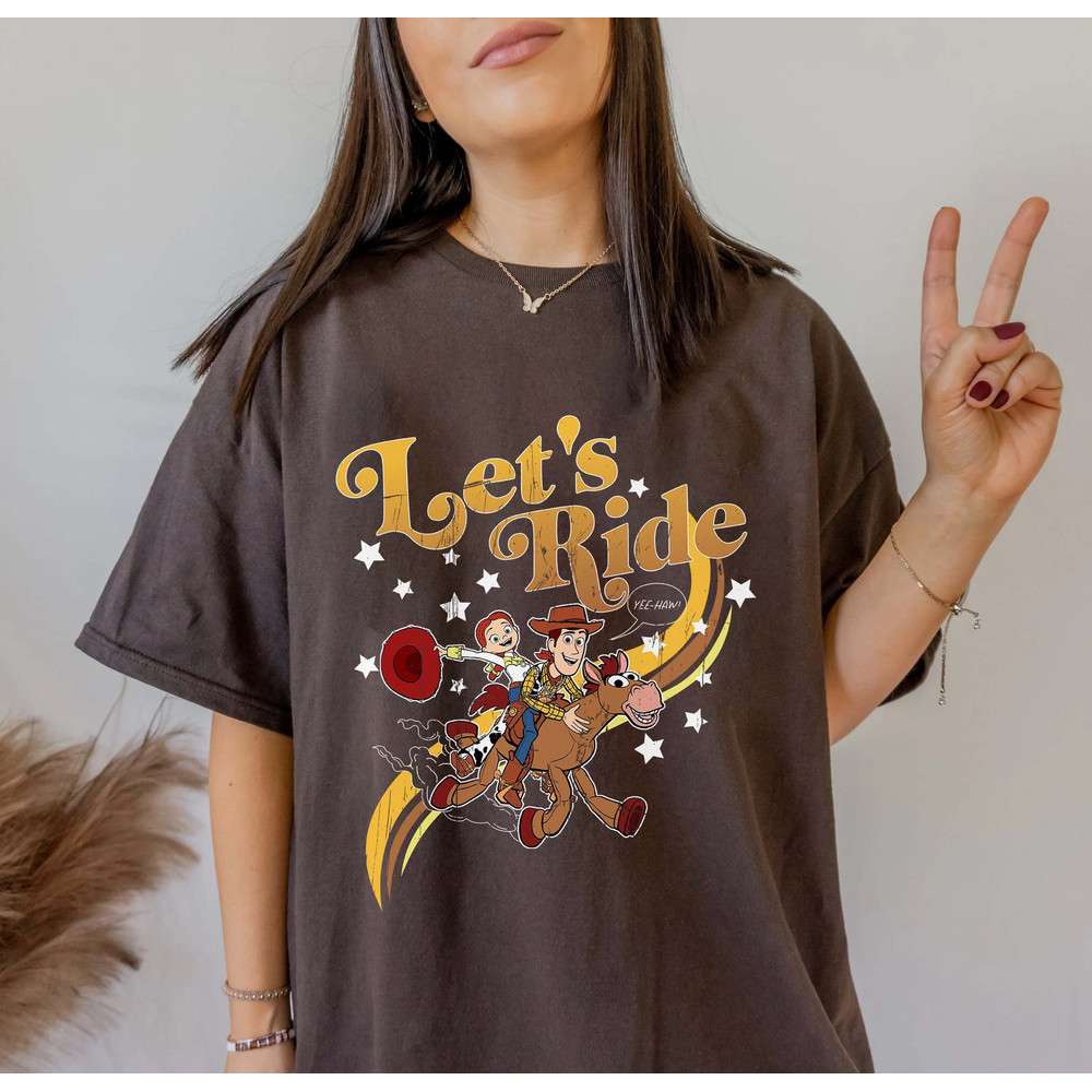 Disney Toy Story Jessie & Woody Let's Ride Shirt, Disneyland Vacation Holiday Trip, Disney Family shirt - 1.jpg
