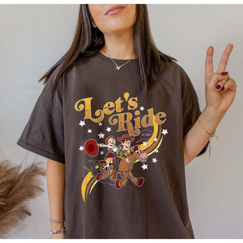 Disney Toy Story Jessie & Woody Let's Ride Shirt, Disneyland Vacation Holiday Trip, Disney Family shirt - 1.jpg