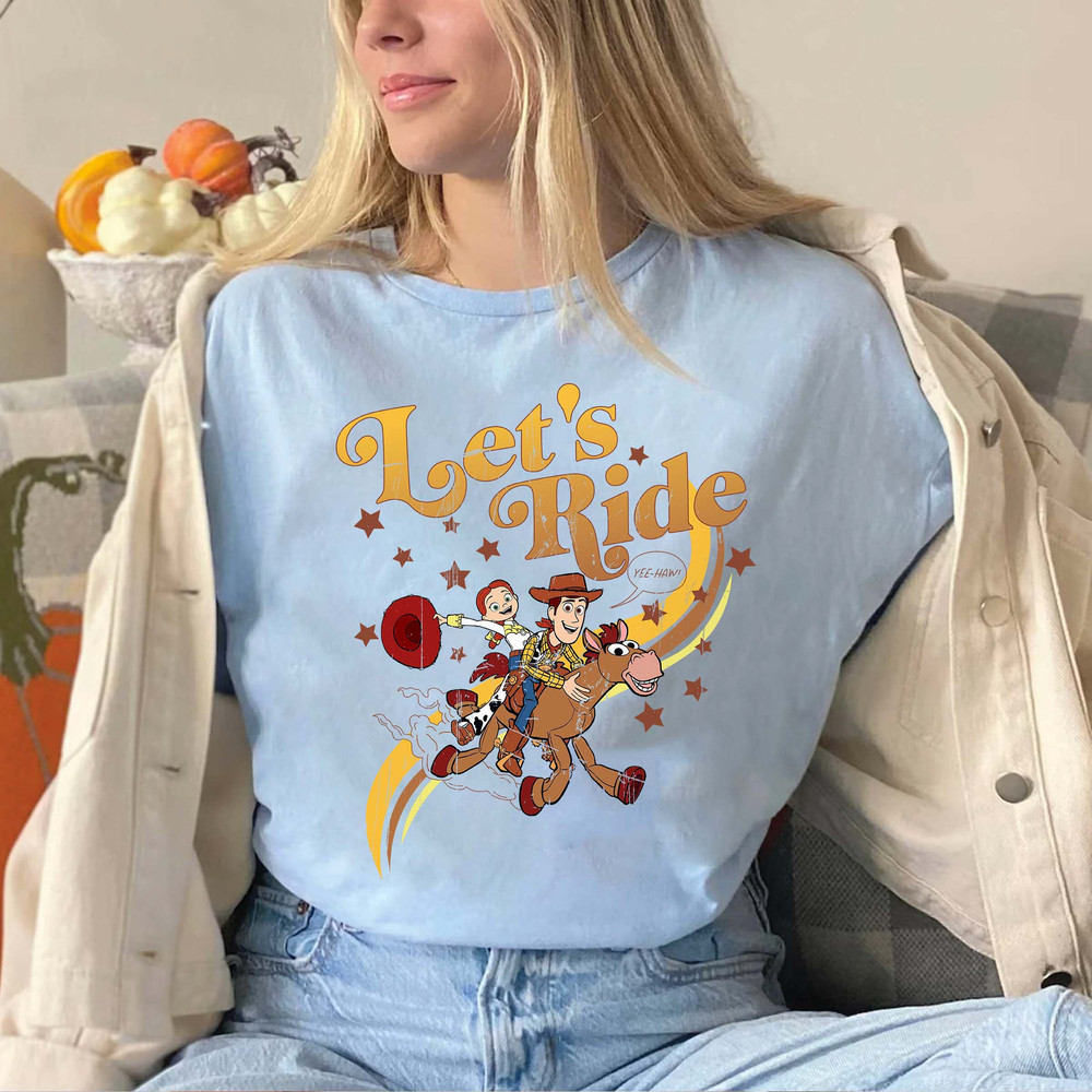 Disney Toy Story Jessie & Woody Let's Ride Shirt, Disneyland Vacation Holiday Trip, Disney Family shirt - 2.jpg