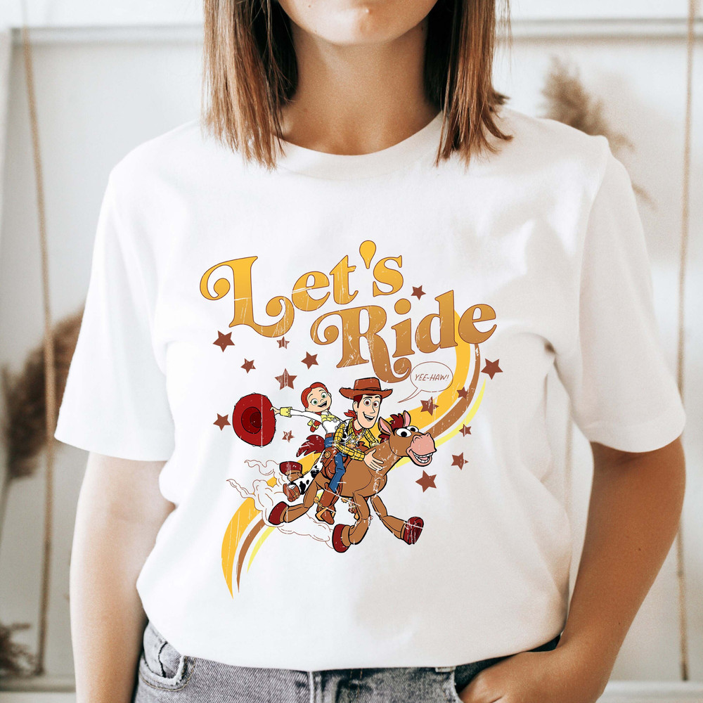 Disney Toy Story Jessie & Woody Let's Ride Shirt, Disneyland Vacation Holiday Trip, Disney Family shirt - 3.jpg