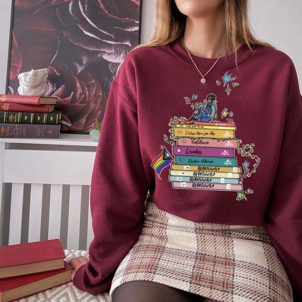 Heartstopper Book shirt, Nick, Charlie and friends Shirt, Spotify Inspired Shirt, Vintage Gift - 3.jpg