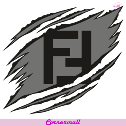 ripped fendi logo svg, trending svg, fendi logo svg