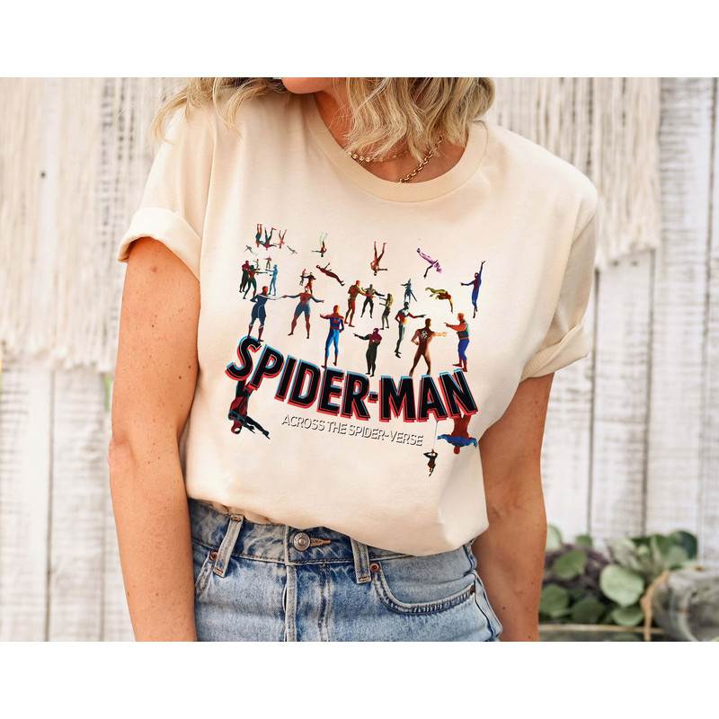 Marvel Spider-Man Across the Spider-Verse Funny Shirt, Spiderman 20999 Shirt, Miles Morales Shirt, Superhero Comic Shirt, Spider-Man 2023 - 1.jpg