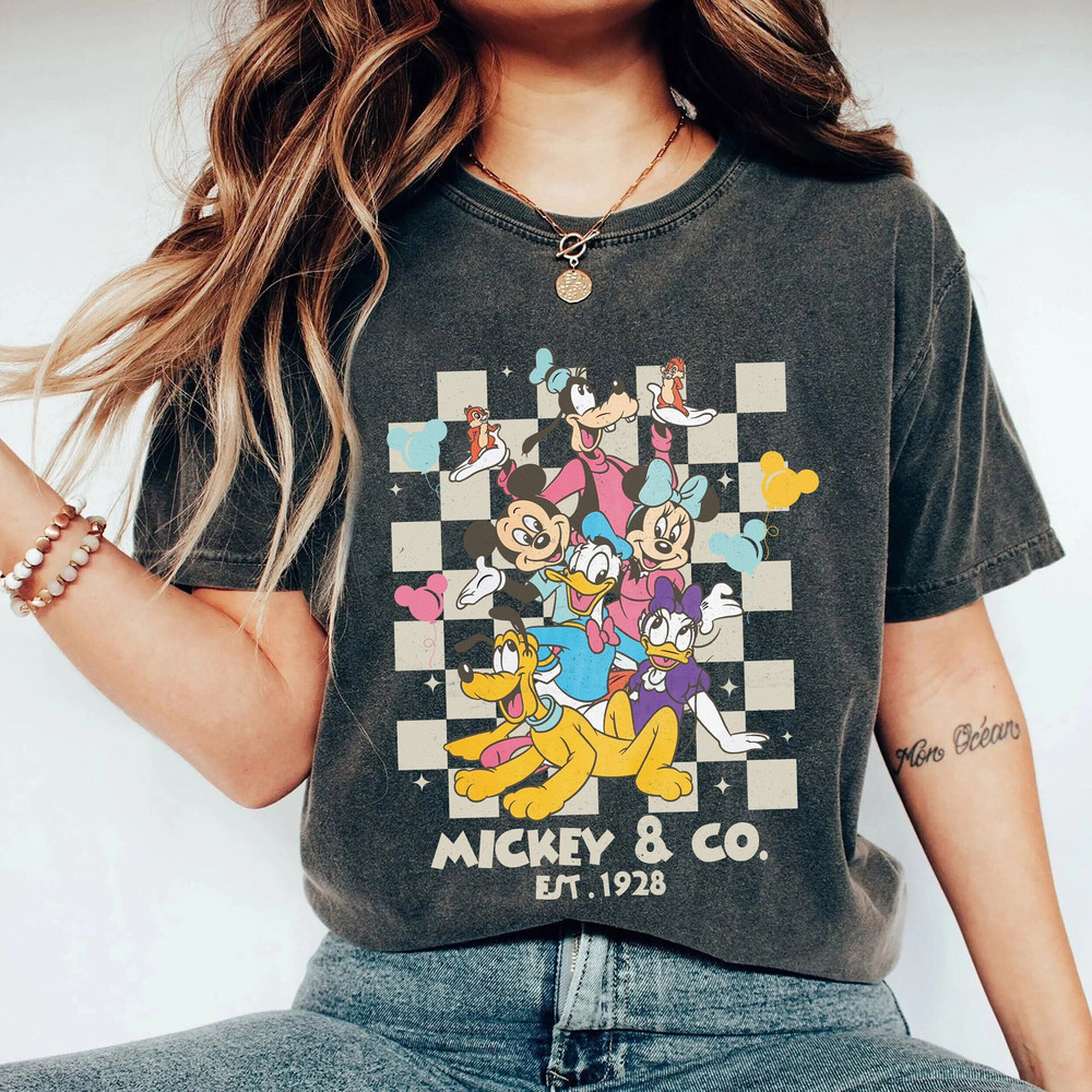 Mickey and Co Est 1928 Comfort Shirt, Disney Group Shirt, Magic Kingdom Shirt, Disneyworld Shirt, Retro Mickey Shirt, Disney Family Shirt - 1.jpg