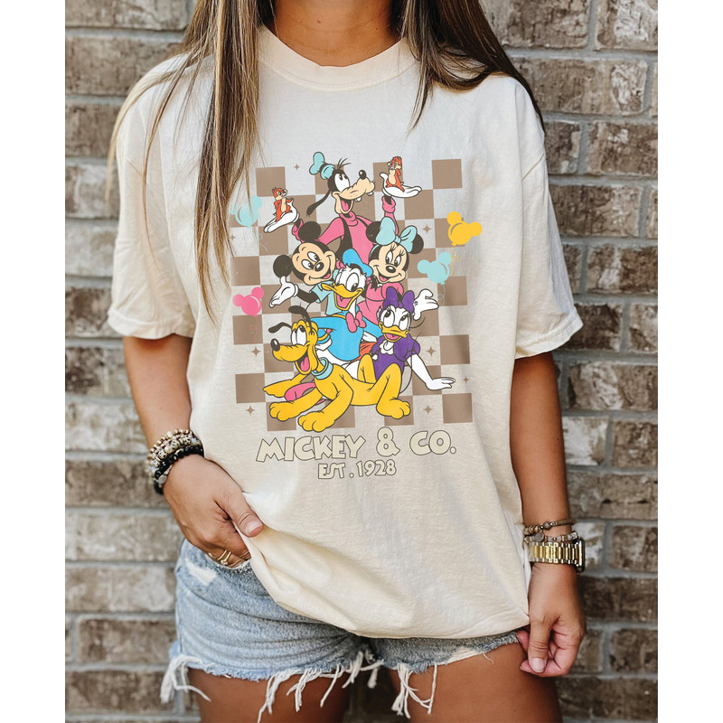 Mickey and Co Est 1928 Comfort Shirt, Disney Group Shirt, Magic Kingdom Shirt, Disneyworld Shirt, Retro Mickey Shirt, Disney Family Shirt - 2.jpg