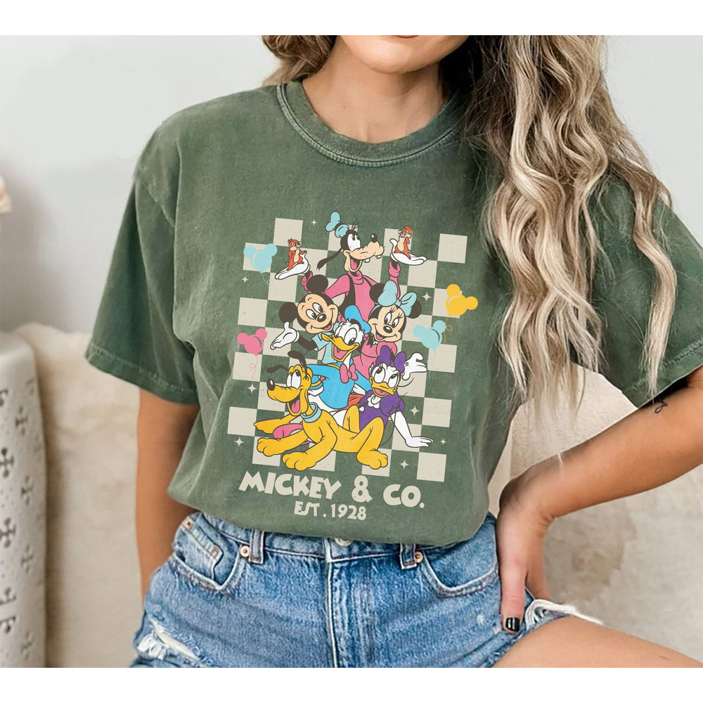 Mickey and Co Est 1928 Comfort Shirt, Disney Group Shirt, Magic Kingdom Shirt, Disneyworld Shirt, Retro Mickey Shirt, Disney Family Shirt - 3.jpg