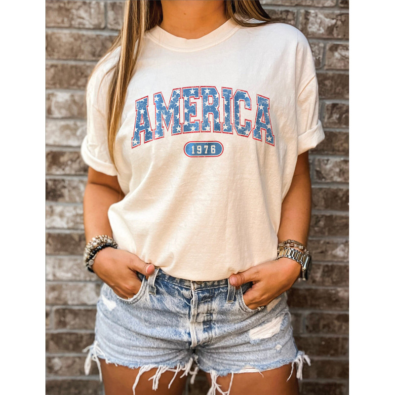 Retro 4th of July Shirt, Red White and Blue, America shirt, Fourth of July Shirt, Independence Day Tee, USA shirt, Party In The USA Shirt - 1.jpg