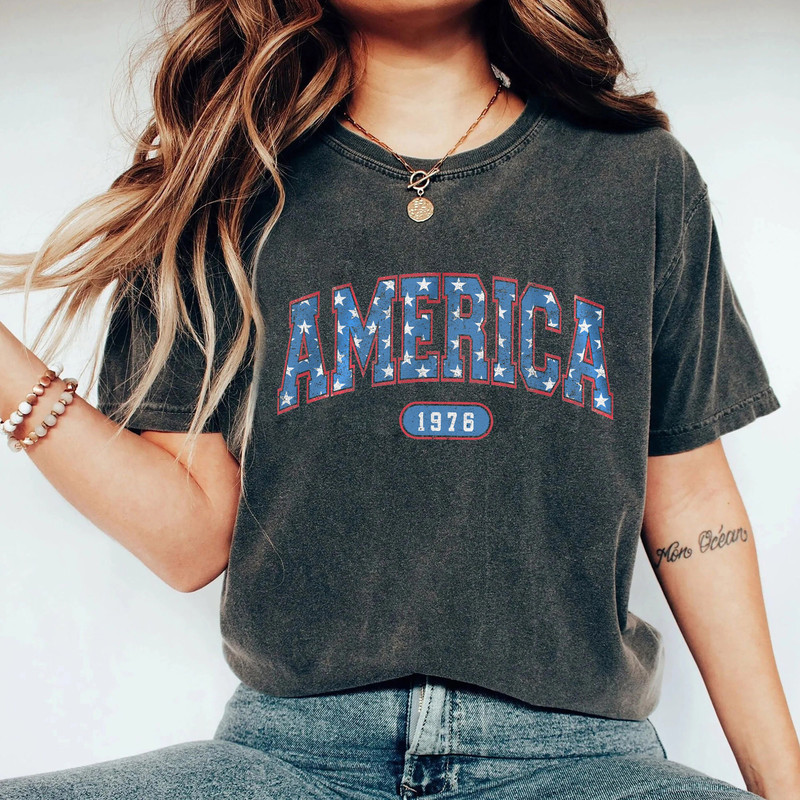 Retro 4th of July Shirt, Red White and Blue, America shirt, Fourth of July Shirt, Independence Day Tee, USA shirt, Party In The USA Shirt - 2.jpg