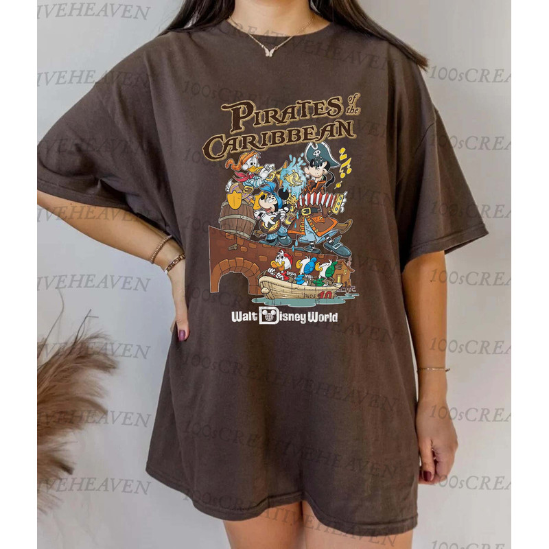 Retro Pirated of the Caribbean shirt, Mickey and Friends Caribbean Shirt, Disneyland trip Shirt, WDW 2023 Shirt - 1.jpg