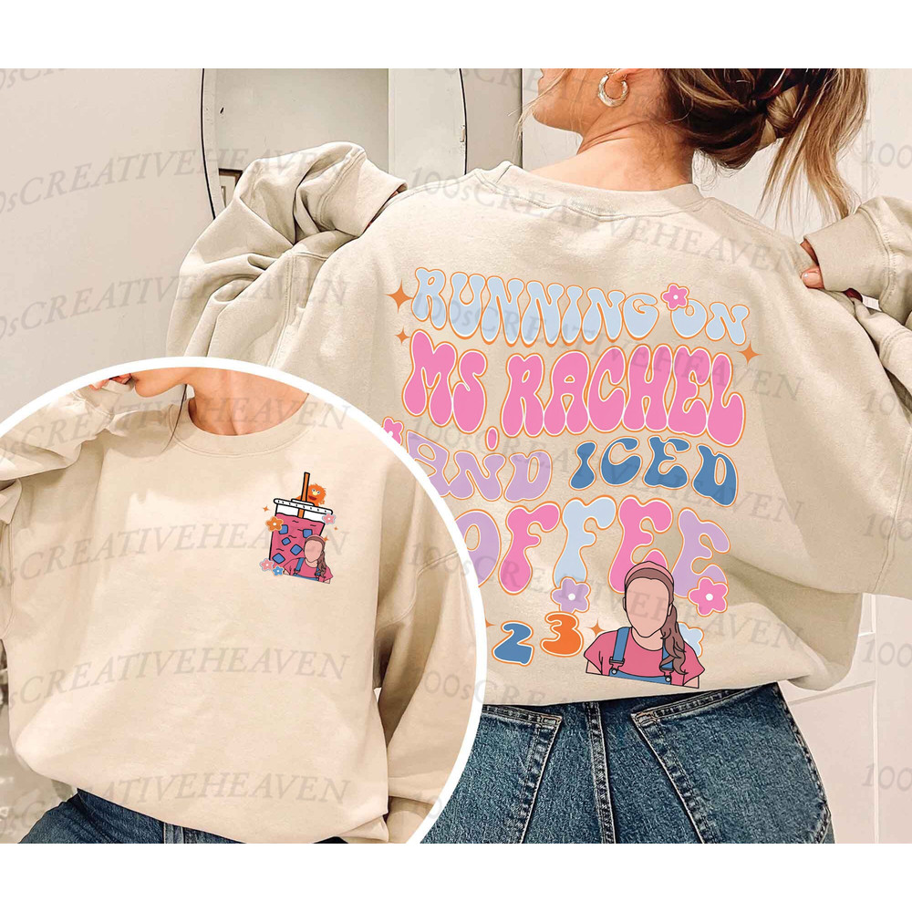 Running On Ms Rachel Iced Coffee Shirt, Iced Coffee Pocket T-Shirt, Ms Rachel Mama, Iced Coffee Pocket LongSleeve, Hoodie Gift for Her - 3.jpg