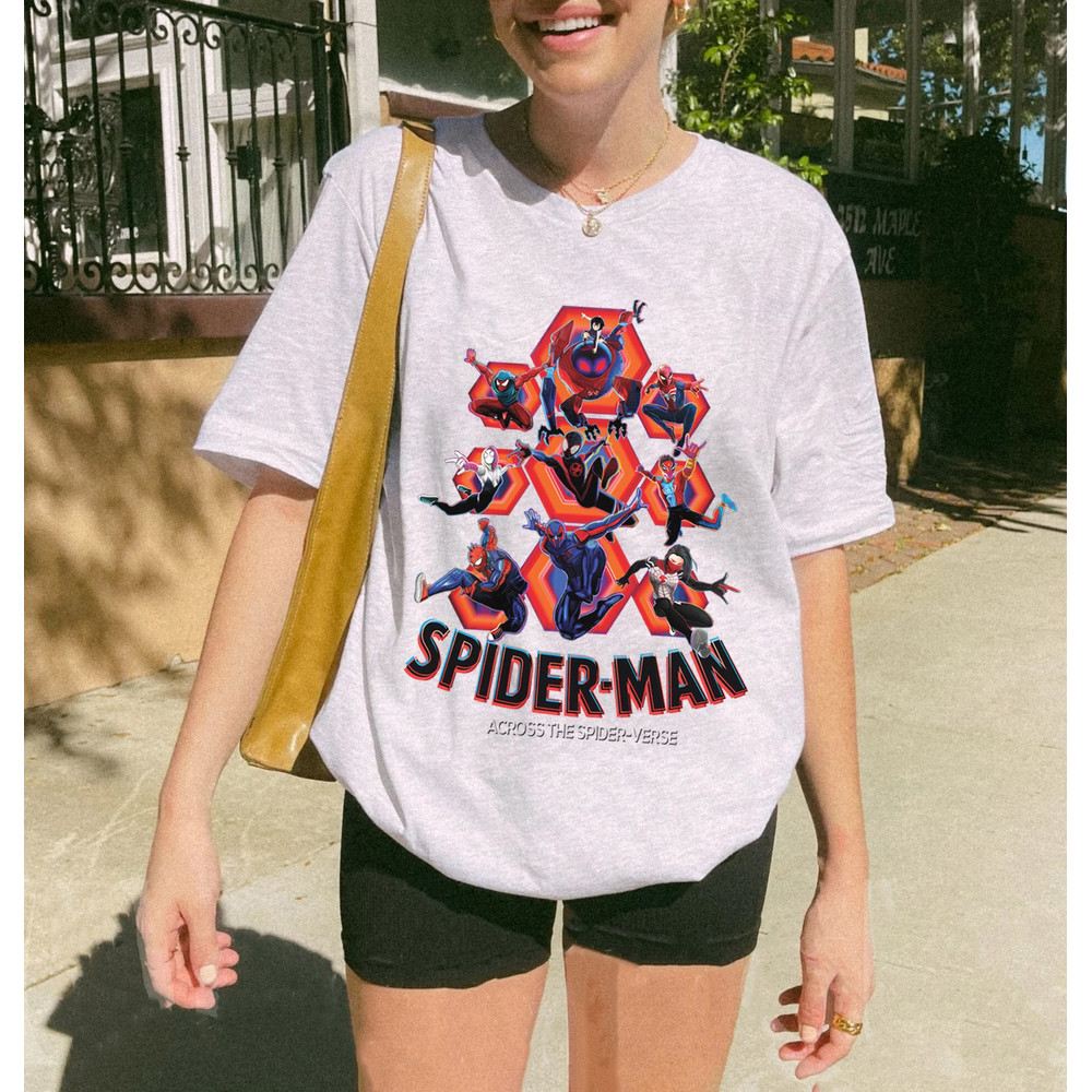Spider-Man Across the Spider-Verse All Spider Shirt, Spiderman 20999 Shirt, Miles Morales, Spider Punk, Spider Gwen, Spider-Man 2023 Shirt - 3.jpg