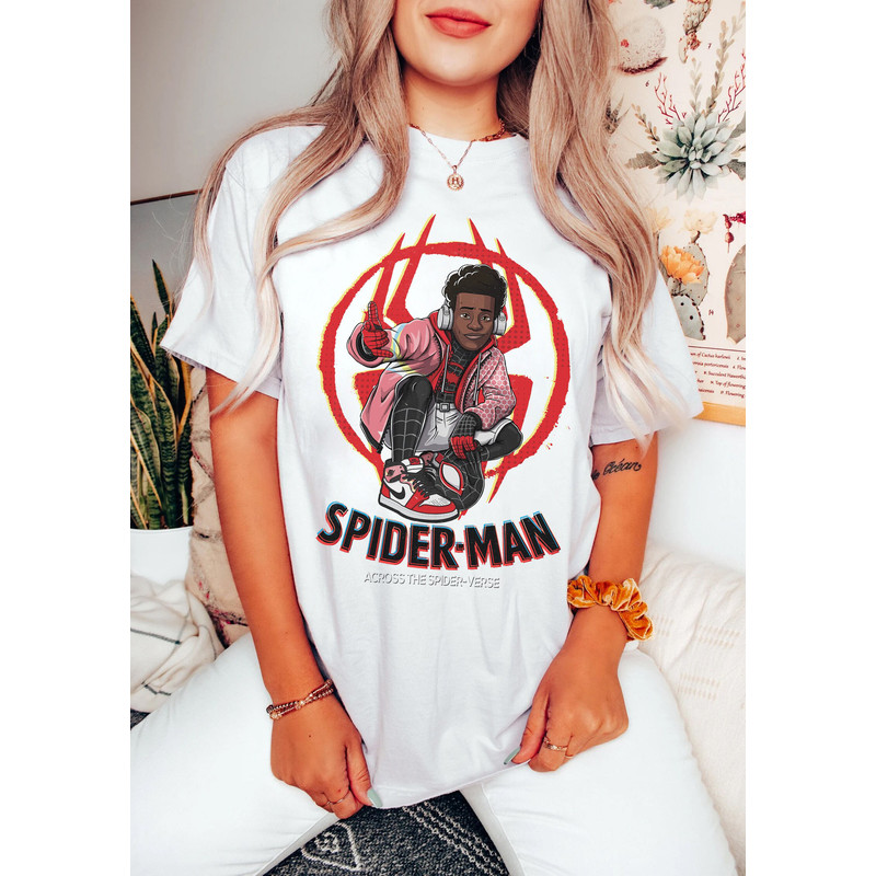 Spider-Man New Ver 2023 Comfort Tee, Miles Morales Shirt, Spider-Man Across the Spider-Verse Shirt, Spiderman 20999 Shirt, Spider Gwen Shirt - 3.jpg