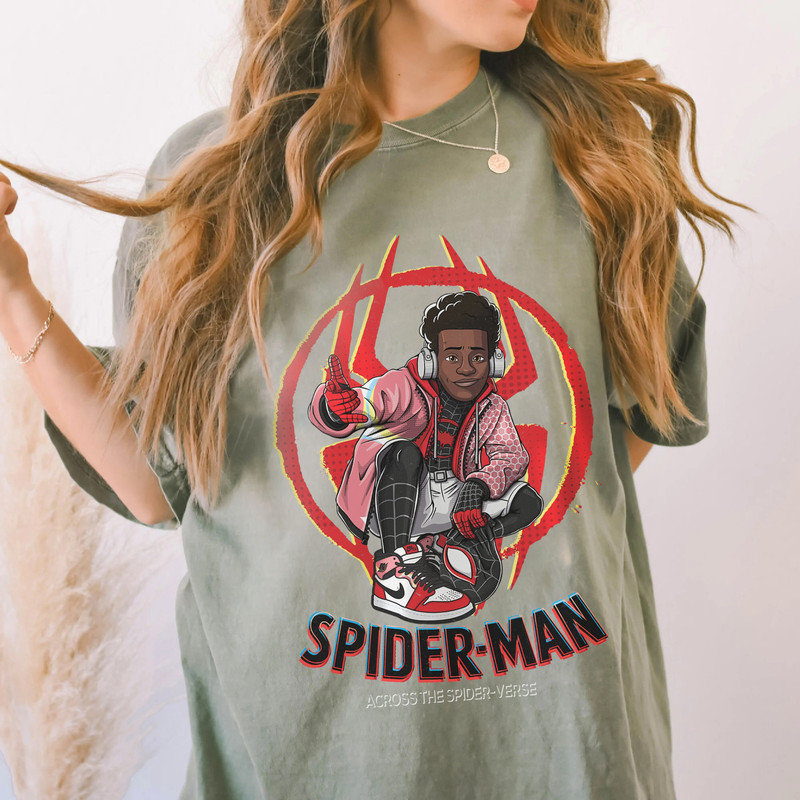 Spider-Man New Ver 2023 Comfort Tee, Miles Morales Shirt, Spider-Man Across the Spider-Verse Shirt, Spiderman 20999 Shirt, Spider Gwen Shirt - 4.jpg